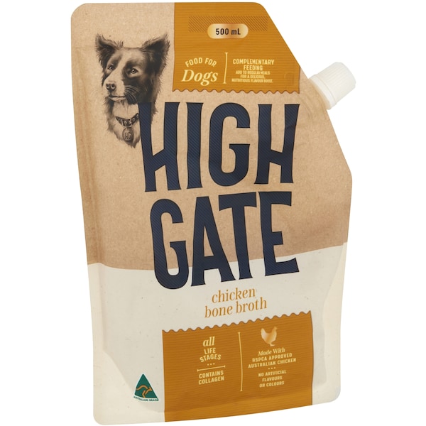 High Gate Chicken Bone Broth Dog Food 500ml