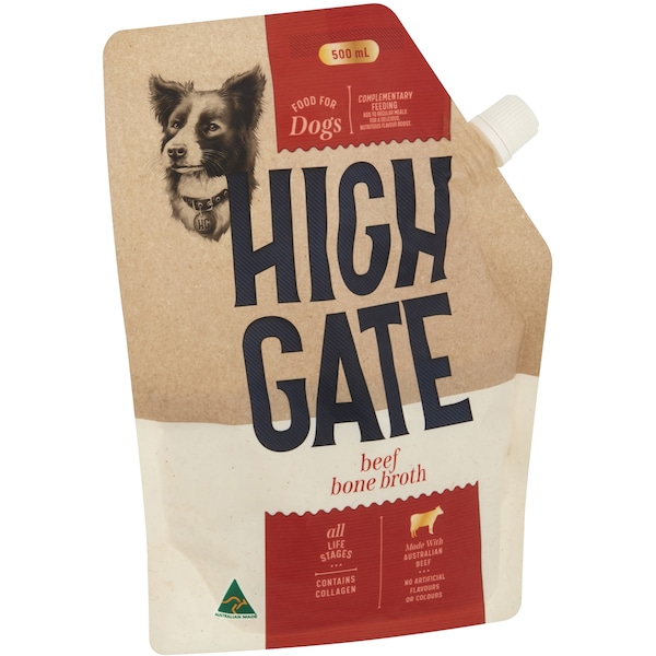 High Gate Beef Bone Broth Dog Food 500ml