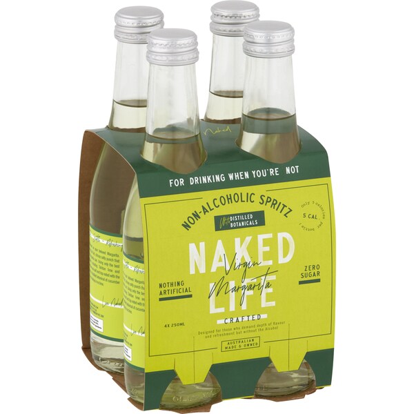 Naked Life Virgin Margarita 250mL x 4 pack