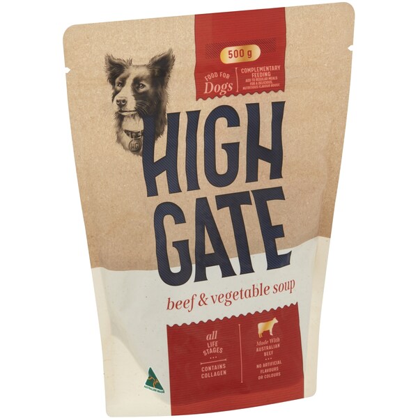 High Gate Beef & Vegetable Soup Dog Food 500ml