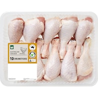 Woolworths RSPCA Approved Chicken Drumsticks Bulk