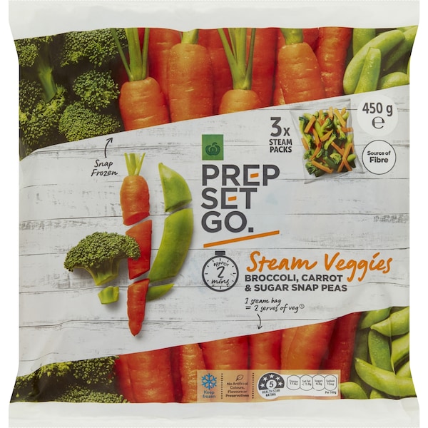 Woolworths Prep Set Go Frozen Steam Veggies 3 pack