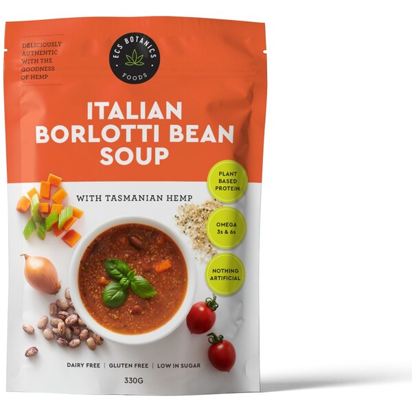 ECS Botanics Italian Borlotti Bean Soup With Hemp 330g