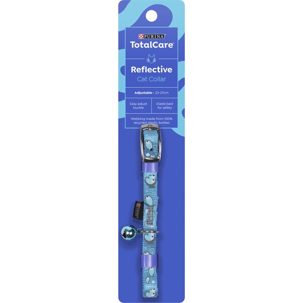 Purina Reflective Cat Collar Adjustable 23-27cm Assorted each