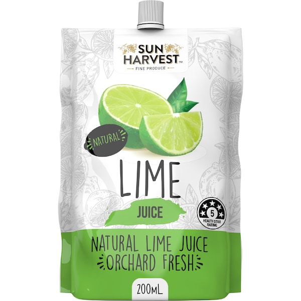 Sun Harvest Lime Juice 200mL
