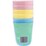 Little Wishes Plastic Tumber Mixed Colour 6 pack