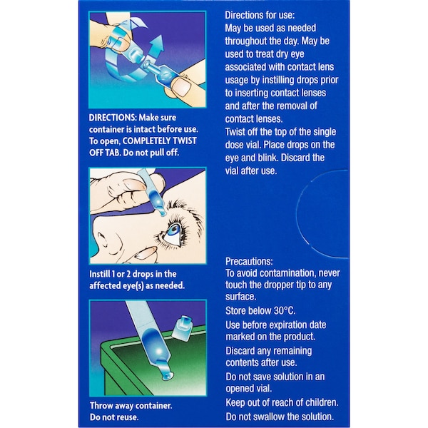 Systane Ultra UD Lubricant Eye Drops 0.5mL x 25 pack