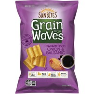 Sunbites Grain Waves Wholegrain Chips Caramelised Onion & Balsamic