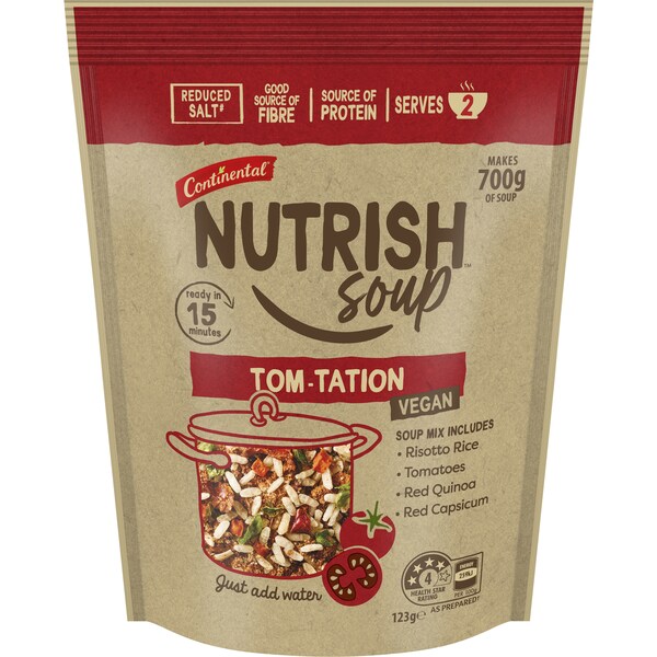Continental nutrish soup tomtation 123g