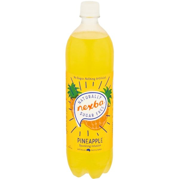 Nexba Pineapple Sugar-Free Sparkling Soda 1l