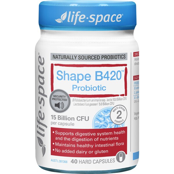 Life-Space Shape B420 Probiotic Capsules 40 pack