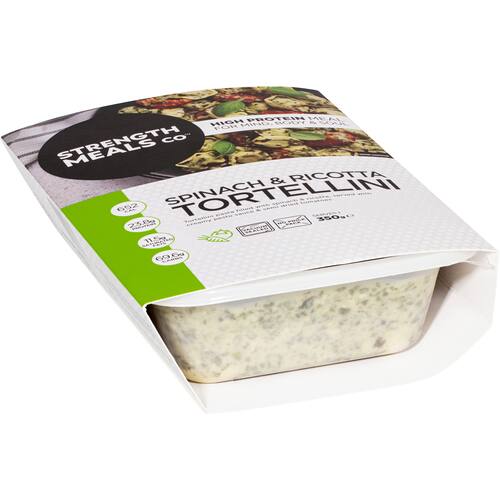 Strength Meals Co Spinach and Ricotta Tortellini 350g bunch