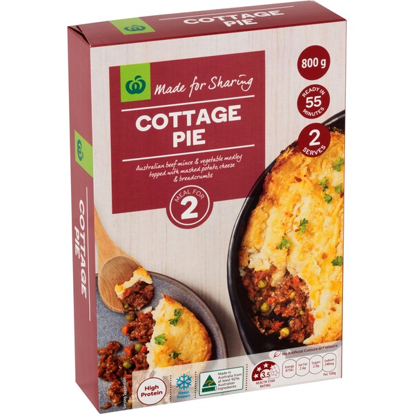 Woolworths Cottage Pie 800g