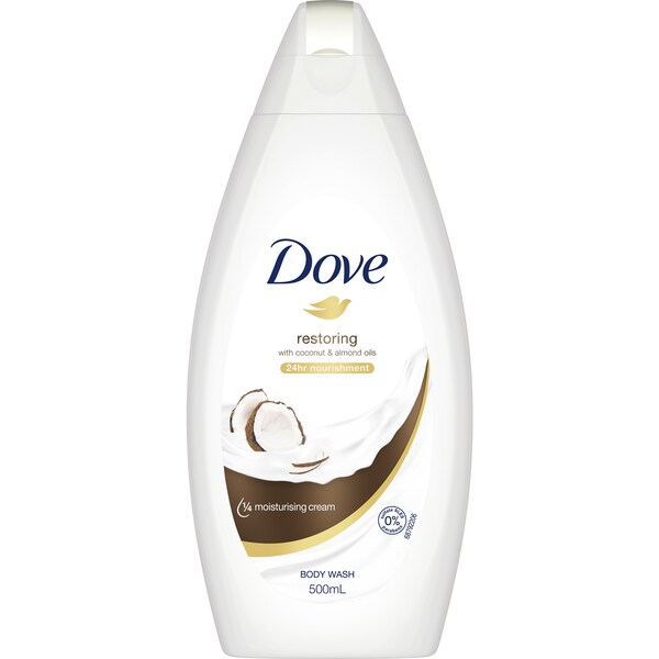 Dove Restoring Coconut Body Wash 500mL