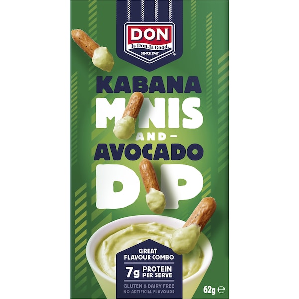 Don Kabana Minis & Avocado Dip 62g