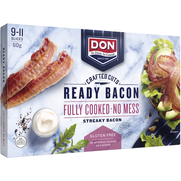 Don Ready Bacon Streaky 60g