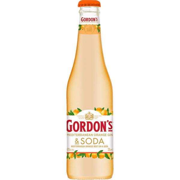 Gordon's Mediterranean Orange Gin & Soda 330ml