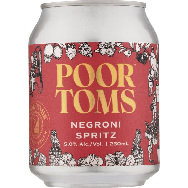 Poor Toms Negroni Spritz Can 250ml
