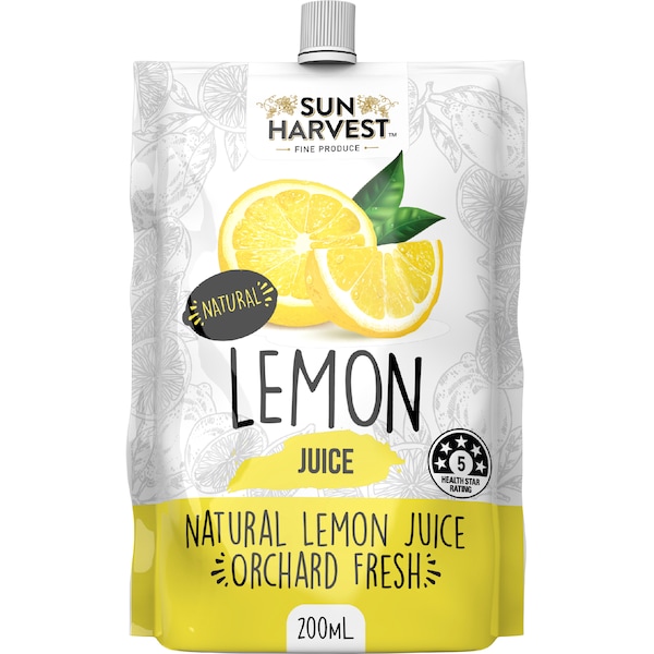 Sun Harvest Lemon Juice 200mL