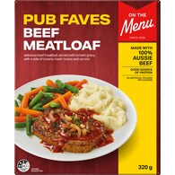 On The Menu Pub Favourites Beef Meatloaf NULL