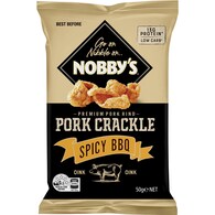 Nobby's Pork Crackle Spicy Barbecue Snacks