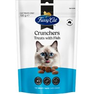 Fussy Cat Grain Free Crunchers Adult Cat Treats With Fish