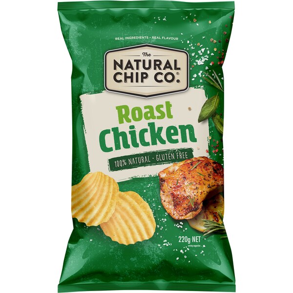 The Natural Chip Co Roast Chicken 220G