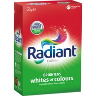 Radiant Whites Or Colours Laundry Detergent Washing Powder