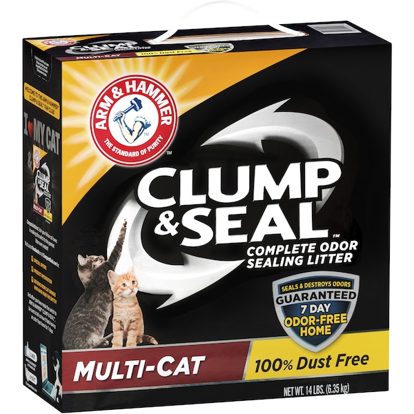 Arm & Hammer Clump & Seal Multi Cat Litter 6.35kg