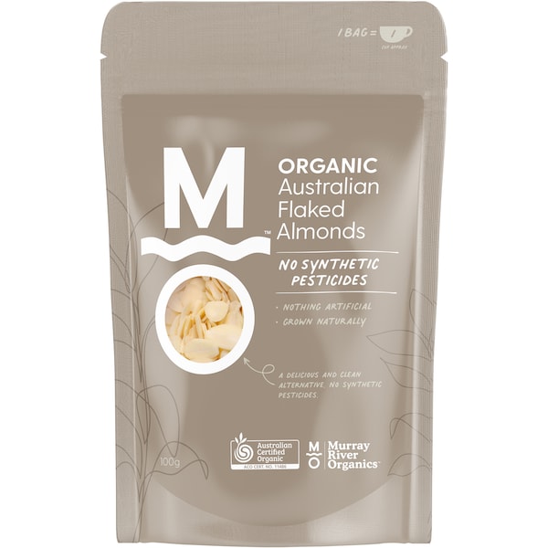 Murray River Organics Australian Flaked Almonds 100g