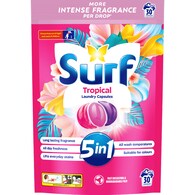 Surf 5-in-1 Laundry Capsules Tropical