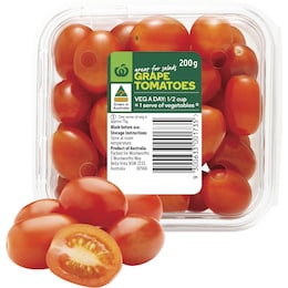 Woolworths Woolworths Tomato Grape Punnet 200g