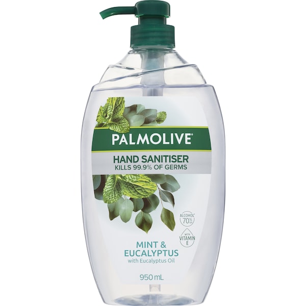 Palmolive Antibacterial Hand Sanitiser Mint & Eucalyptus 950mL