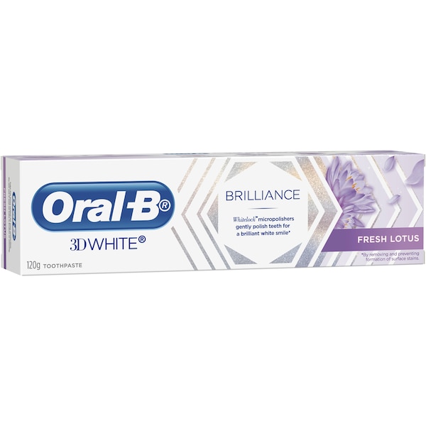 Oral-B 3D White Brilliance Fresh Lotus Toothpaste 120g