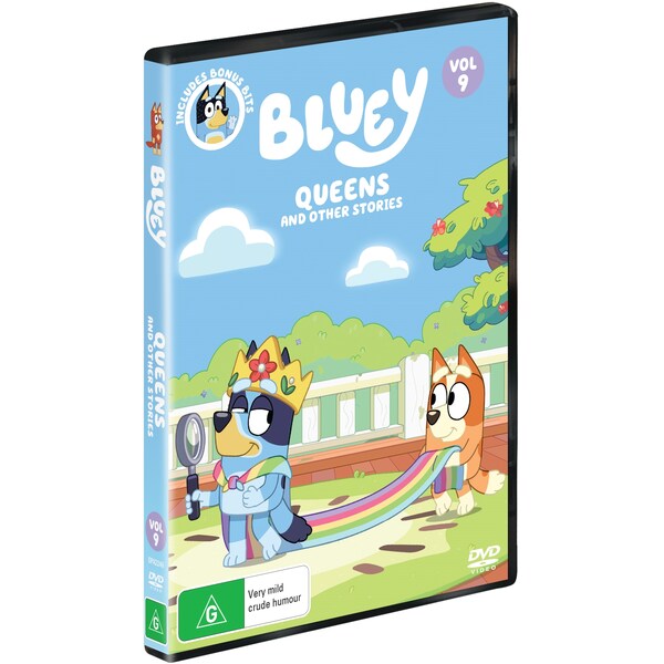 Bluey: Queens And Other Stories (Vol 9) - Dvd Each