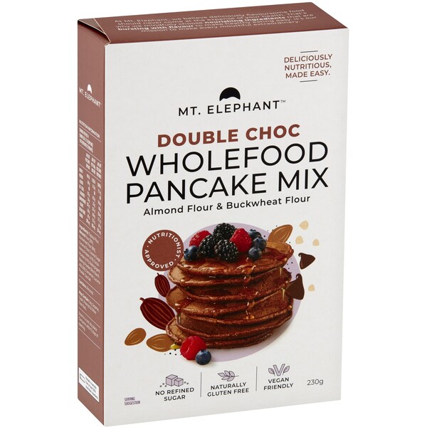Mt Elephant Almond & Buckwheat Cocoa Pancake Mix 230g