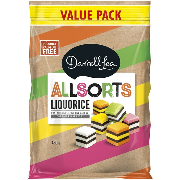 Darrell Lea All Sorts Liquorice 450g