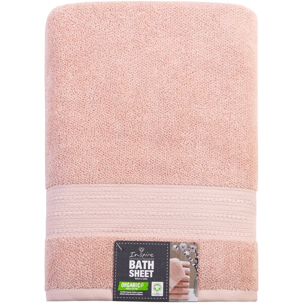 Inspire Organic Cotton Bath Sheet each