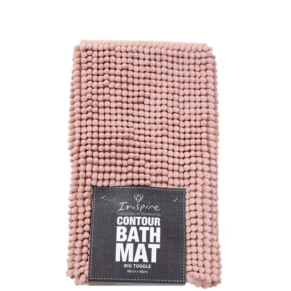 Inspire Big Toggle Bath Mat Contour each
