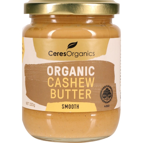 Ceres Organics Cashew Butter Smooth 220g