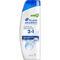 Head & Shoulders Clean & Balanced 2 In 1 Dandruff Shampoo & Conditioner