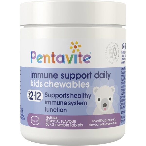 Pentavite Immune Kids Chewable Tablets 60 pack