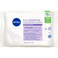 Nivea Sensitive Biodegradable Face Cleansing Makeup Wipes