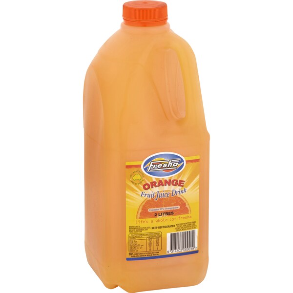 Fresha Orange Fruit Juice Drink 2L
