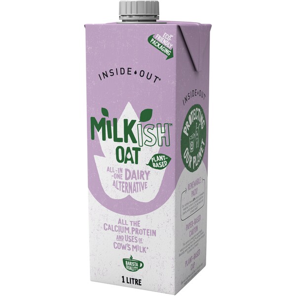 Inside Out Milkish Oat Long Life Milk UHT 1L