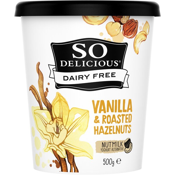 So Delicious Vanilla & Roasted Hazelnuts 500g