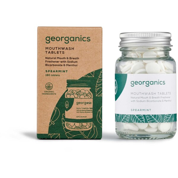Georganics Mouthwash Tablets Spearmint 180 pack