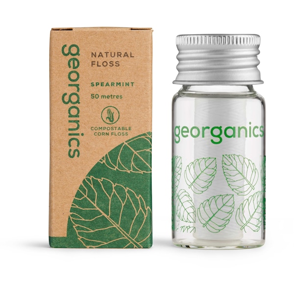 Georganics Dental Floss Spearmint 50m