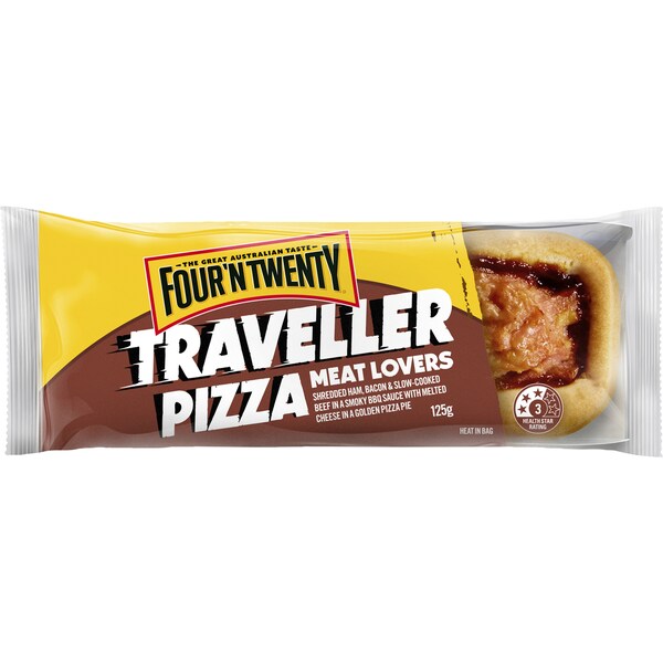Four'N Twenty Traveller Meat Lovers Pizza 125g