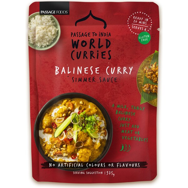 Passage To India Balinese Curry Simmer Sauce 375g